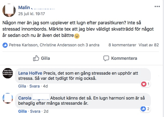 stressen lägger sig 